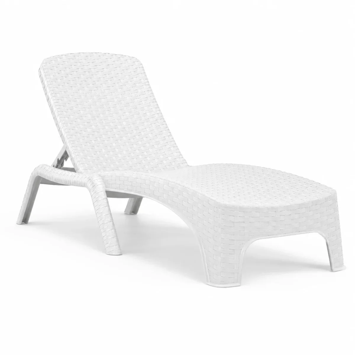 Rattan Görünümlü Plastik Şezlong