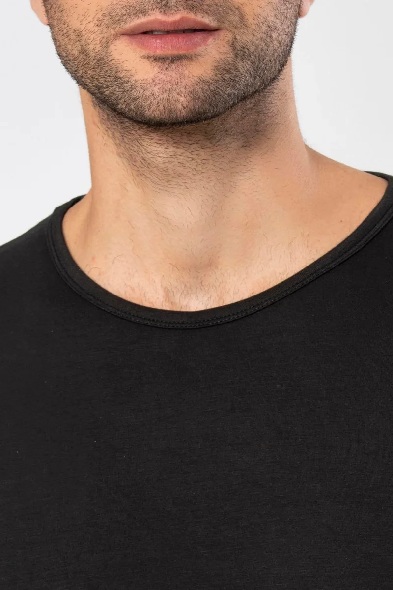 WeWeus camiseta para hombre — corte ultrafino, fibra de bambú natural 1130