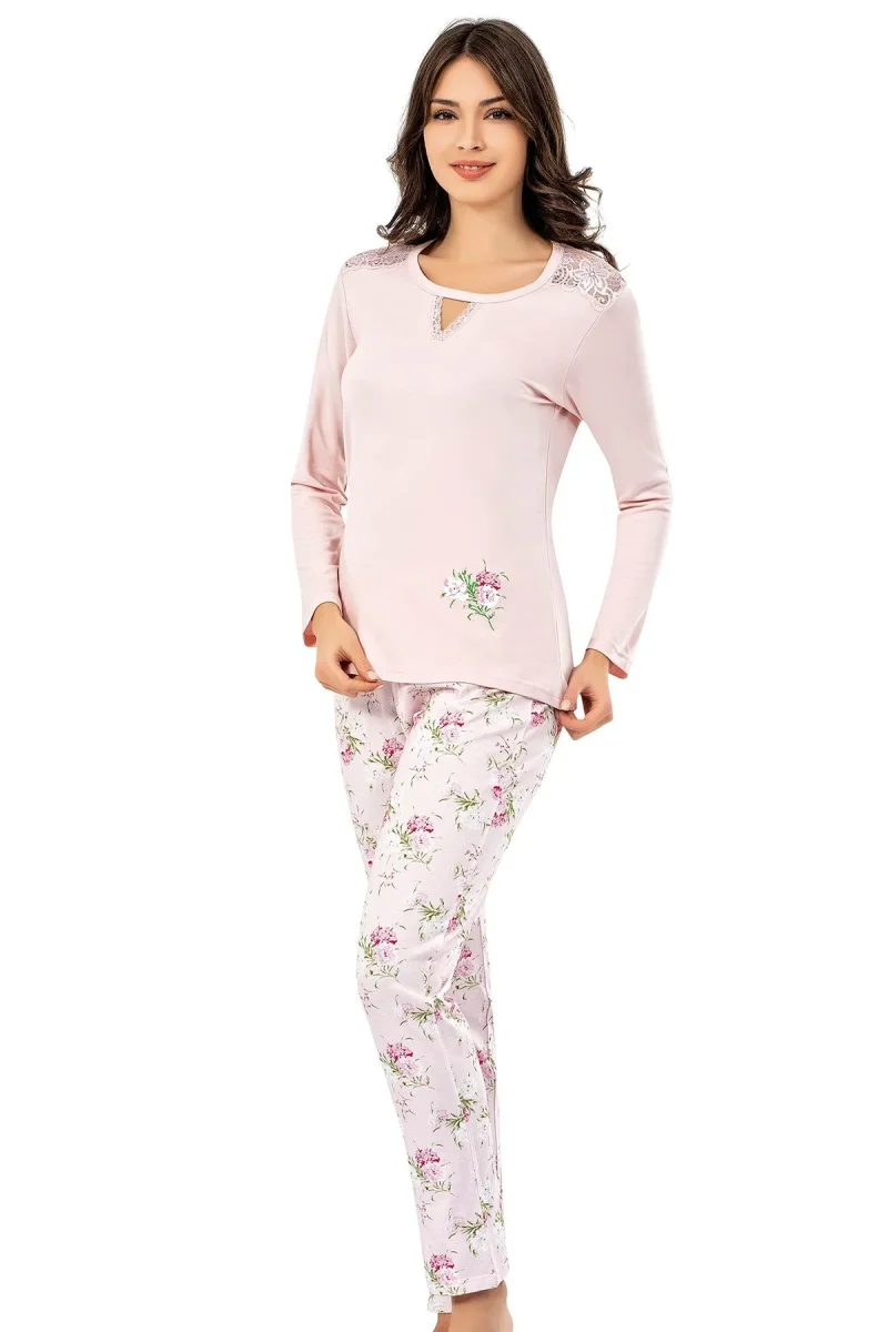 Conjunto de pijama para mujer — uso veraniego · Rosa