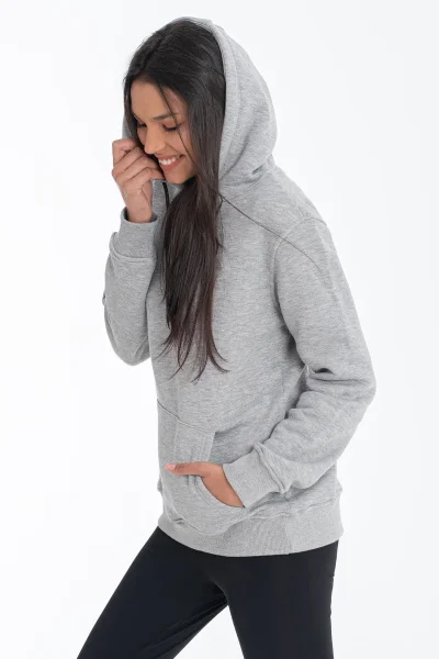 WeWeus Unisex 3 İplik Kapüşonlu Üst