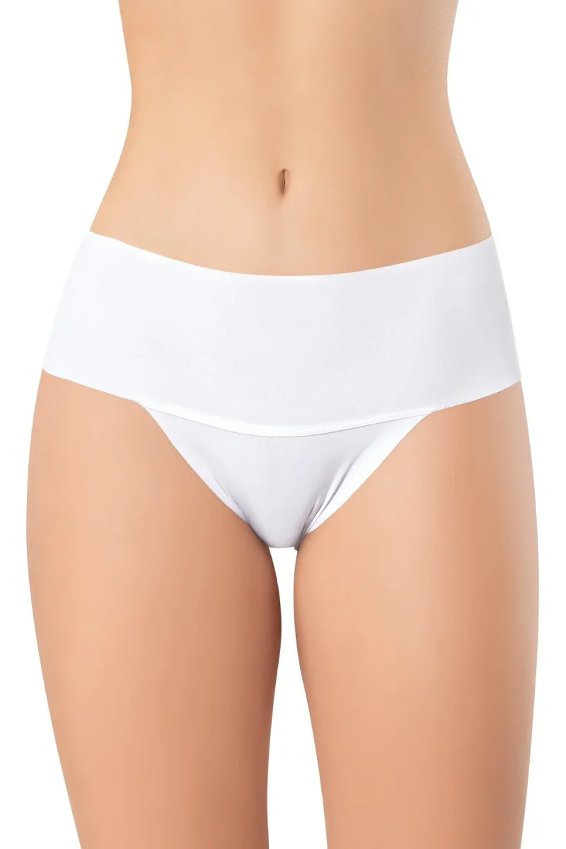 Panties for Women — High Waist, Laser-Cut Edges 7246 · White