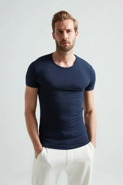 Lacivert Unisex Tişört 217