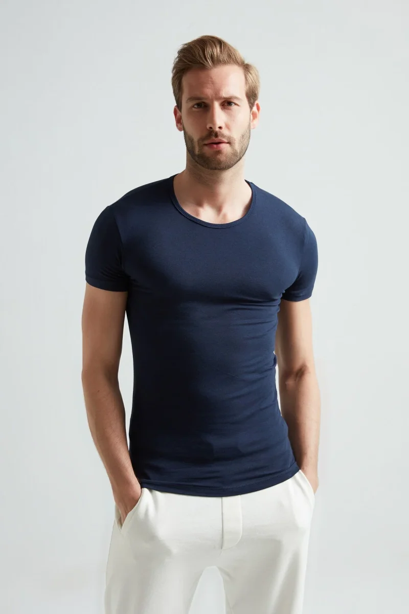 Lacivert Unisex Tişört 217