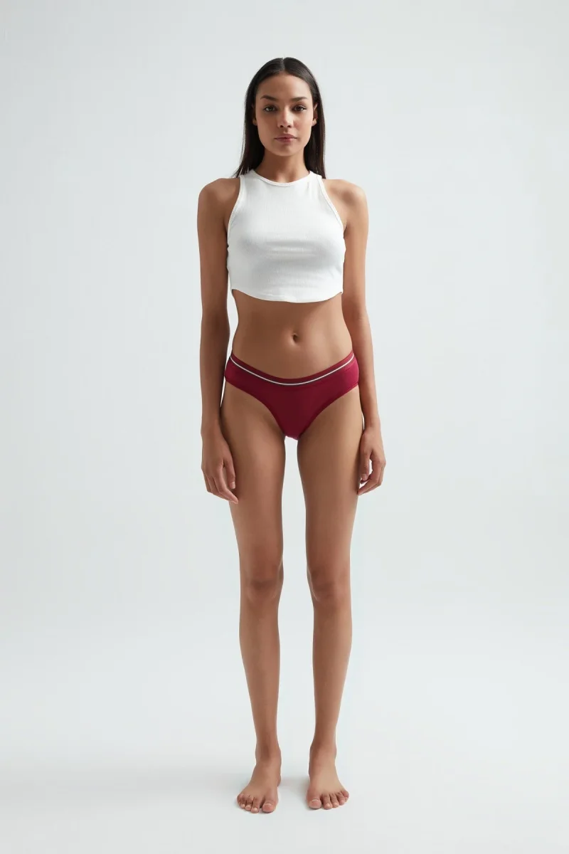 Panties for Women — Micro Modal Fabric 7267B · Burgundy