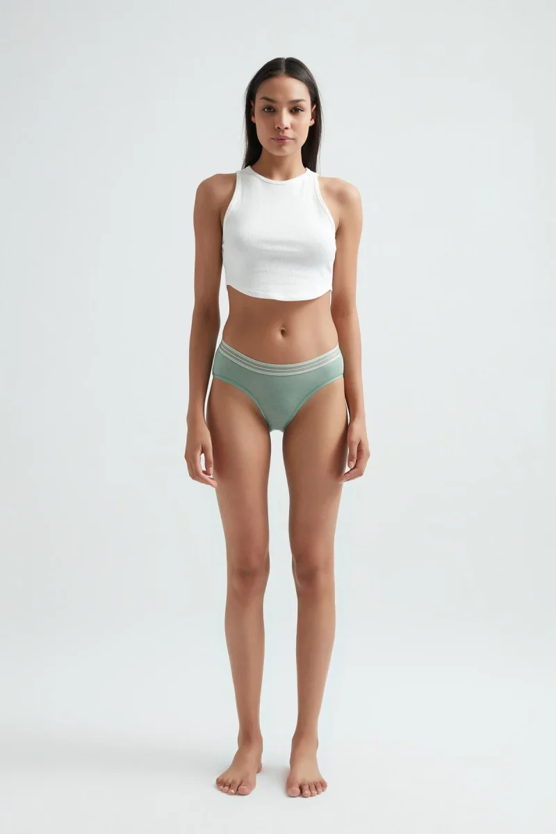 Panties for Women — Micro Modal Fabric 7267Y · Green