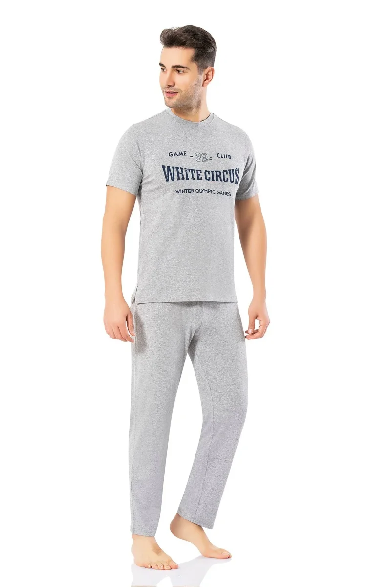 Pyjama Set for Men — Summer Wear 2022-49 · Grey