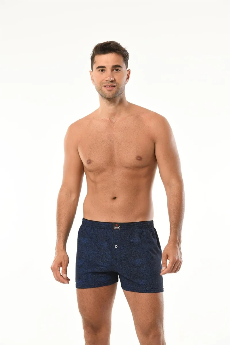 Boxer Shorts for Men — Printed Design 1400 · Navy