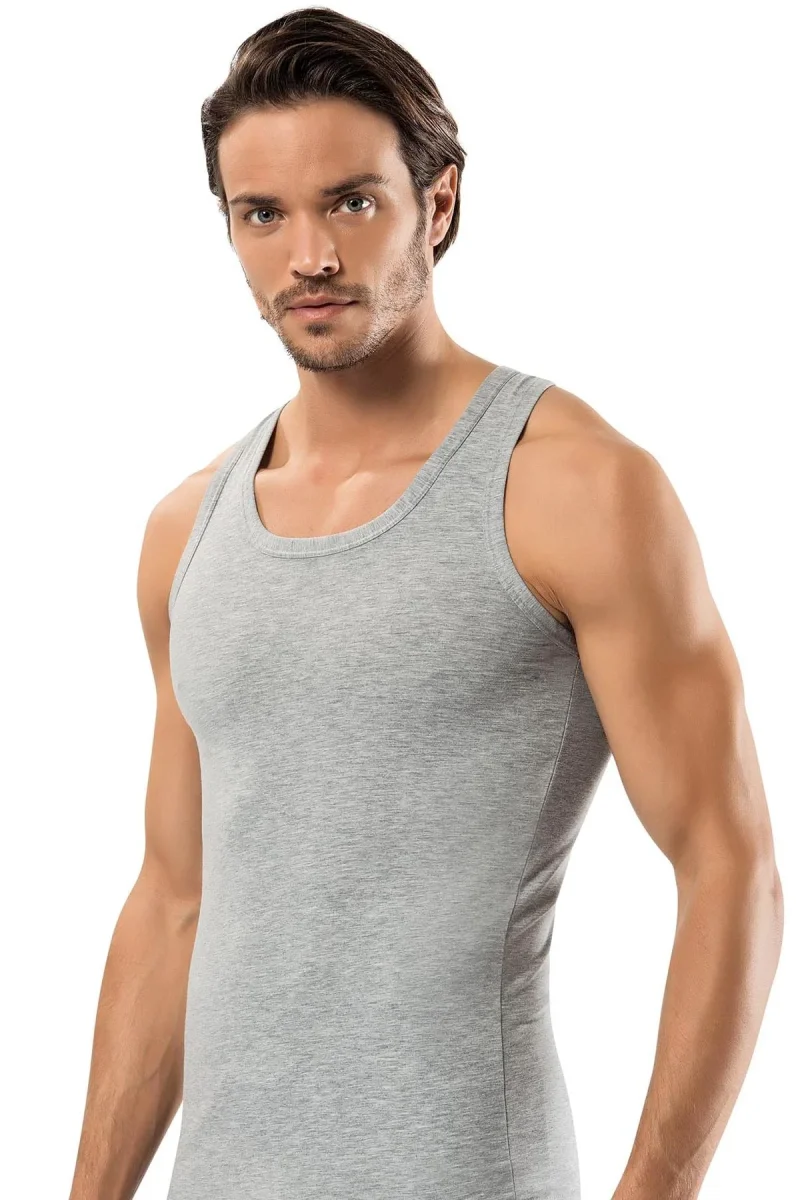 Camiseta sin mangas para hombre · Gris