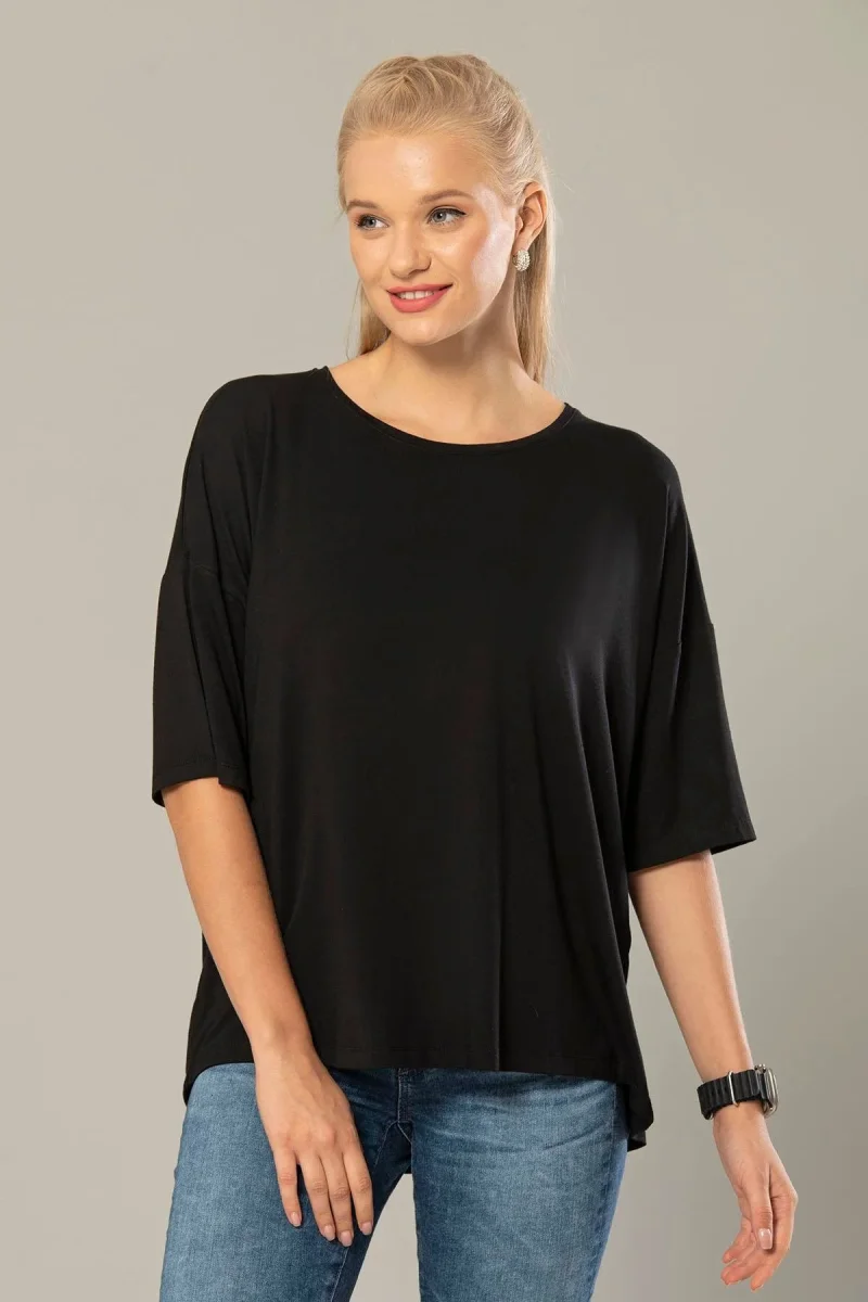 WeWeus camiseta para mujer 238 · Negro