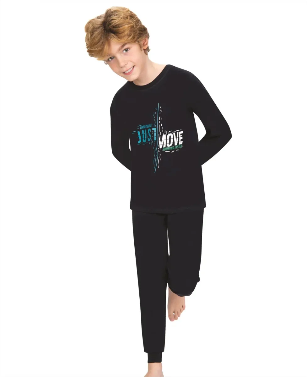 WeWeus ensemble pyjama pour garçon 716 · Bleu marine