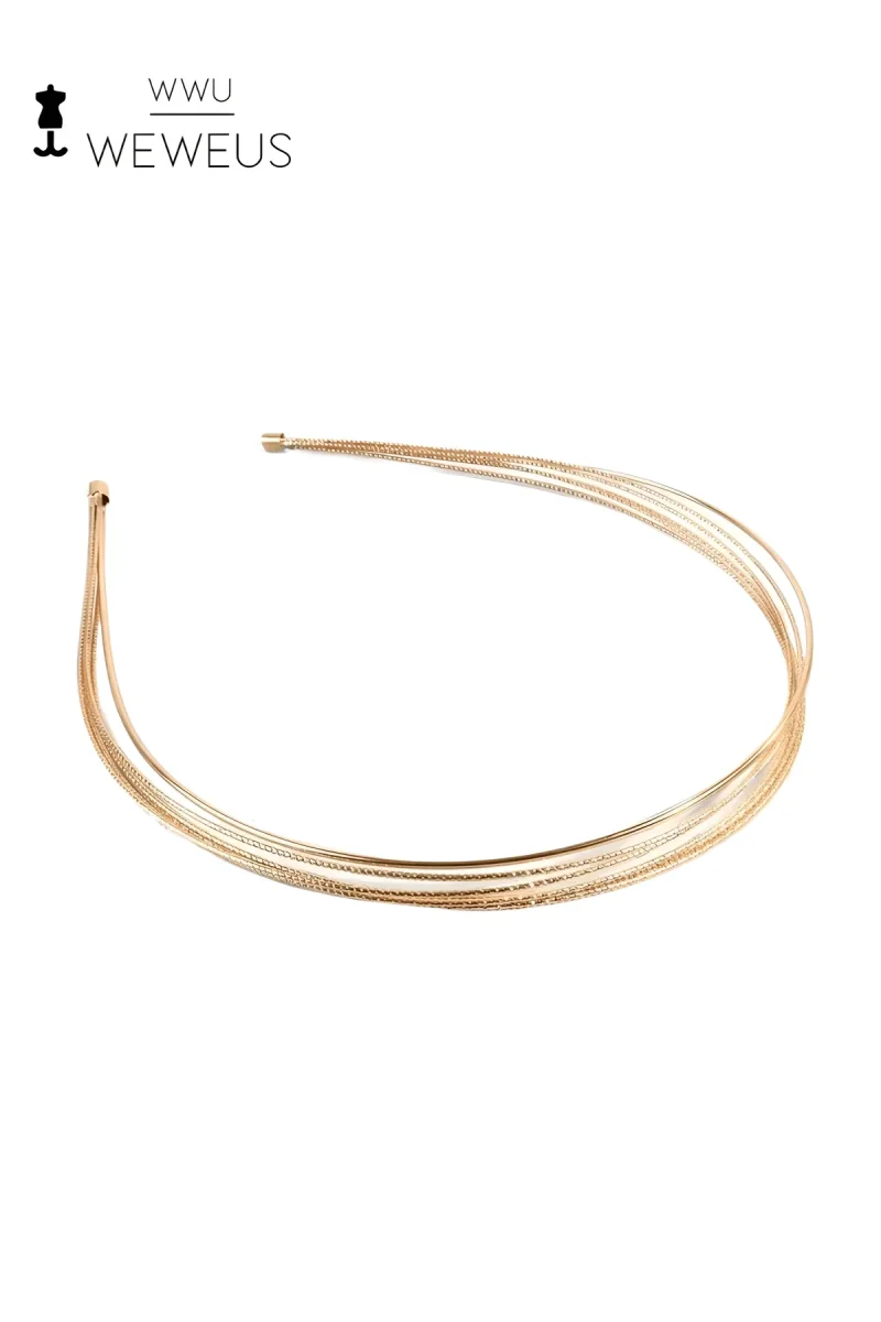 WeWeus diadema para mujer · Dorado