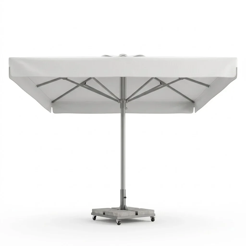 500 × 700 cm Dikdörtgen Ticari Şemsiye