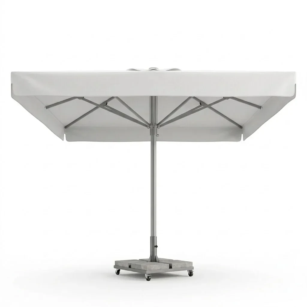 400 × 600 cm Dikdörtgen Ticari Şemsiye