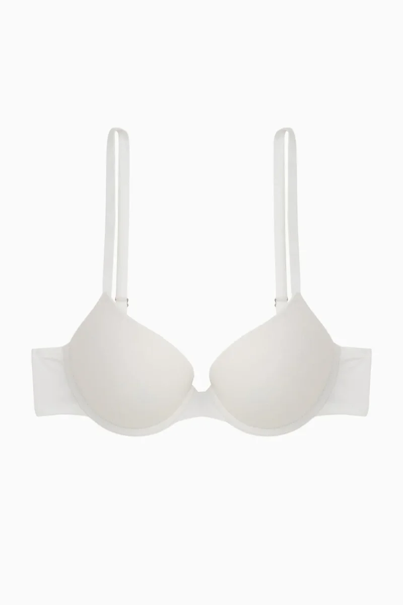 WeWeus sujetador para mujer — efecto push-up, copas acolchadas 2527-Beyaz · Blanco