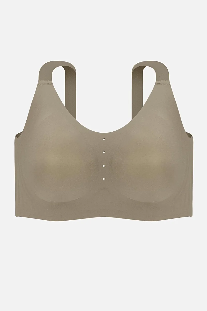 WeWeus Bra for Women — Seamless Construction, Wireless 2826 · Bronze / Brown